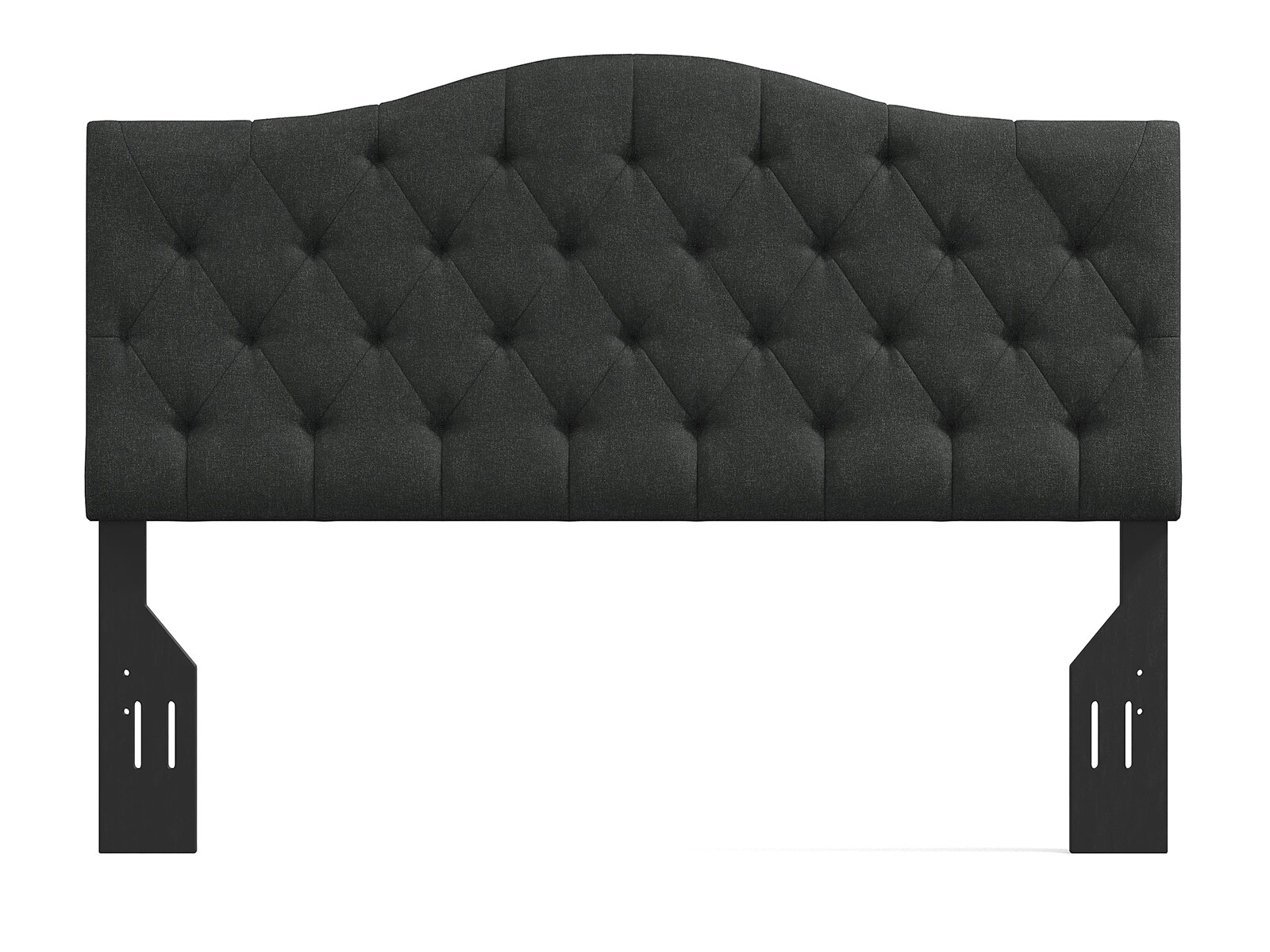 Oros Tufted Camelback Upholstered Headboard